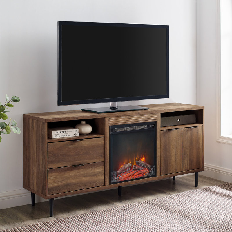 Wrought Studio Eglinton TV Stand for TVs up to 65" with Fireplace